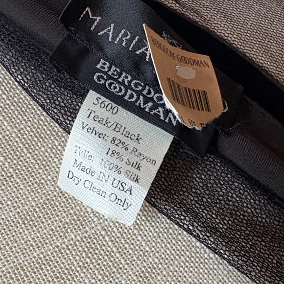 Maria Pinto velour Elegant  Sheer Wrap NWT vintage from Bergdorf Goodman - Picture 5 of 7